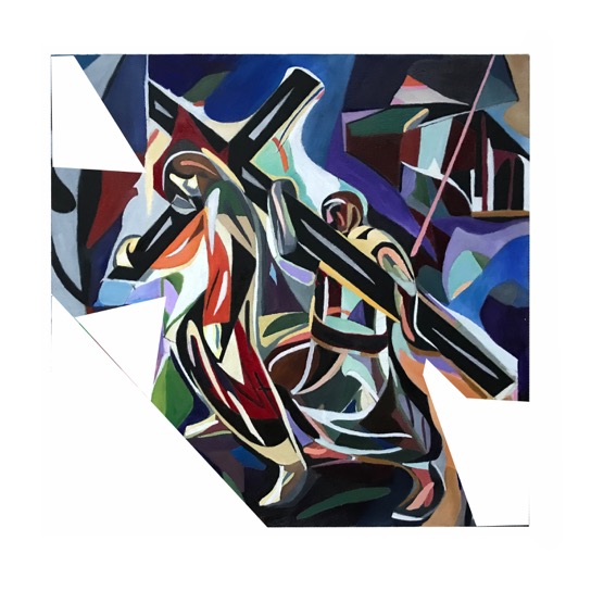 Carrying Cross partial by Riemer